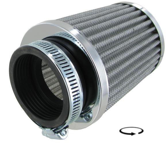 POD-Style Luftfilter 51mm für VW-Oldtimer | Chromoptik
