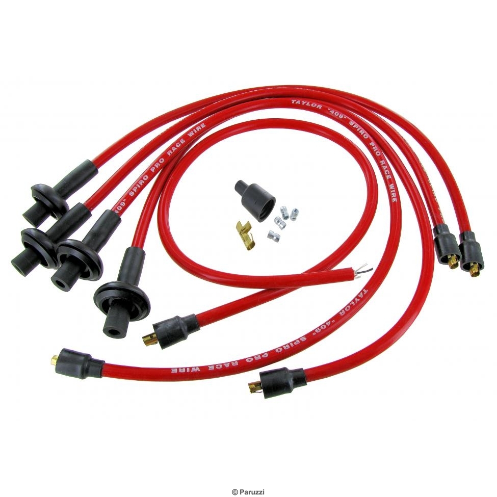Spiro Pro `409` Rennzündkabelsatz rot