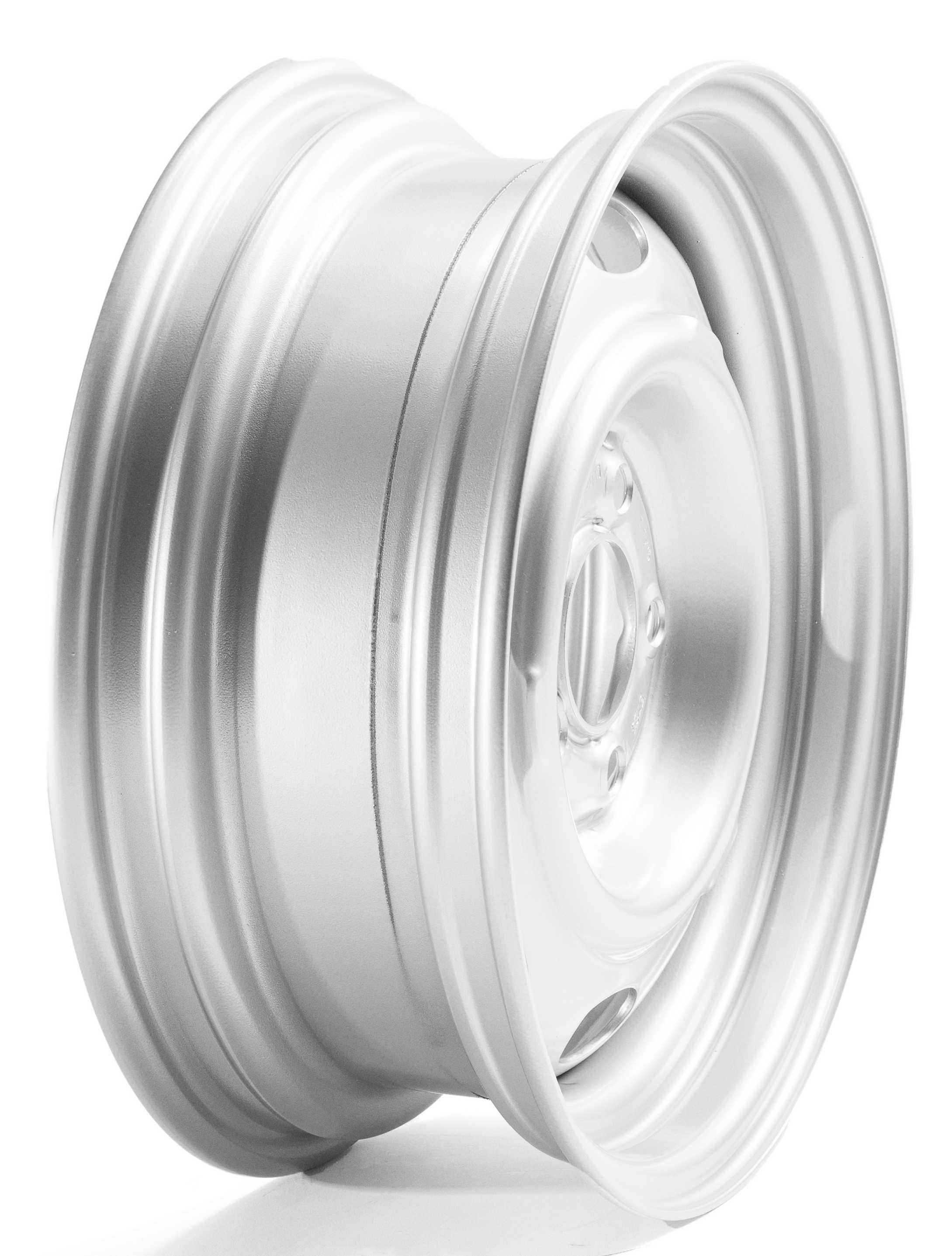  Stahlfelge mit Lüftungslöchern 5.5×15″ LK 5x114,3 ET10mm Silber mit ABE