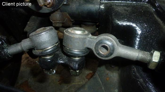 Spurstangenkopf mit Lenkungsdämpferbohrung B-Qualität