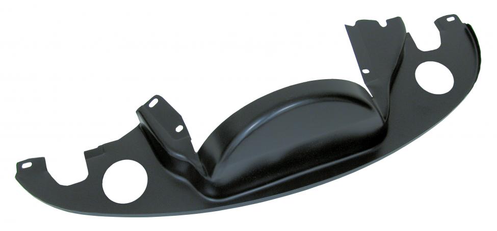 Motorabdeckplatte hinten Standard schwarz für VW-Oldtimer