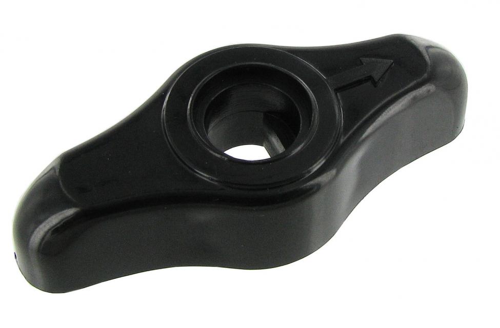 Frischluft-Verteilungsknopf Schwarz