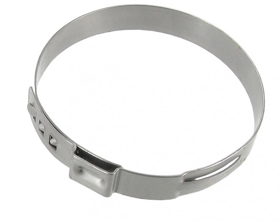 Lenkgetriebe-Manschette Edelstahl stufenlos 51,3-55,0 mm Links