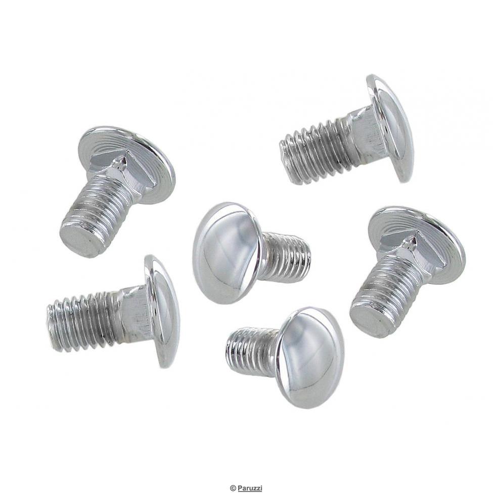 verchromte Bolzen für Stoßstange und Nebelscheinwerfer (6 Stück)