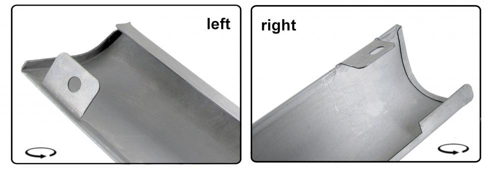 Schiebetür Schiene Abdeckung Rechts, Bulli T2 1967-1979 LHD