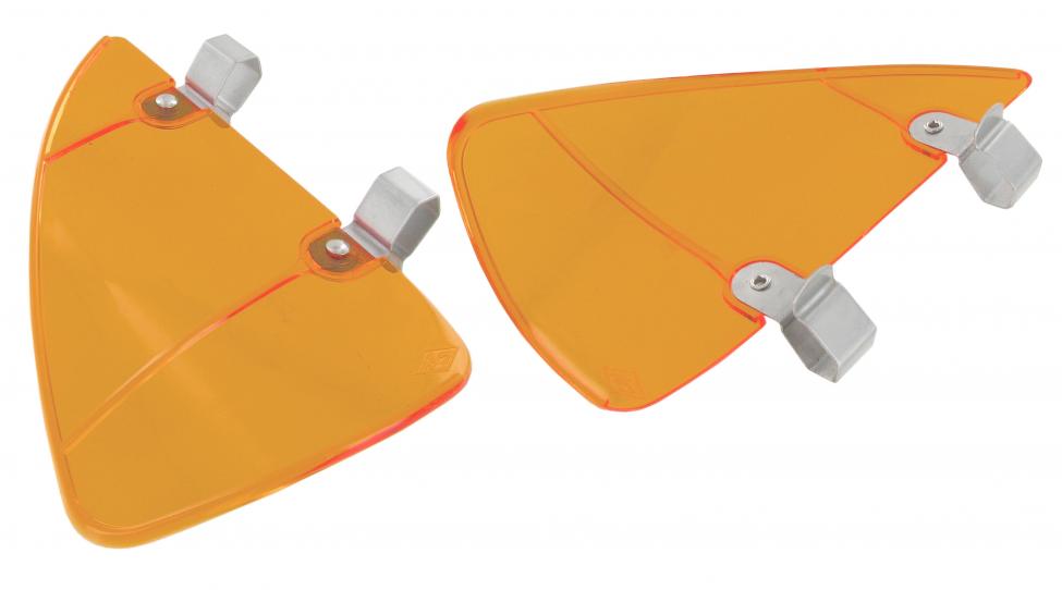 Ventilationsfenster Windabweiser transparent Bernstein Orange