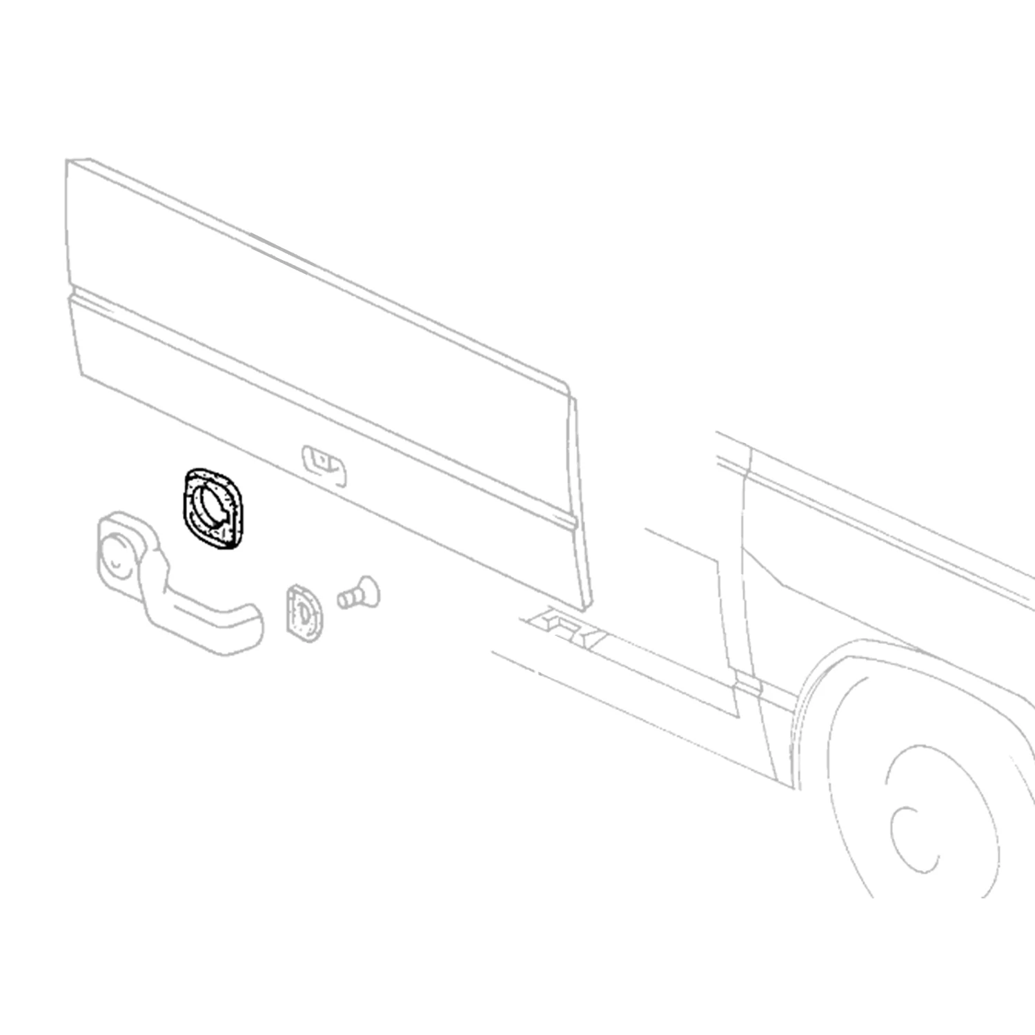 Tresor Griffunterlage groß VW Bus 79-92 | BBT