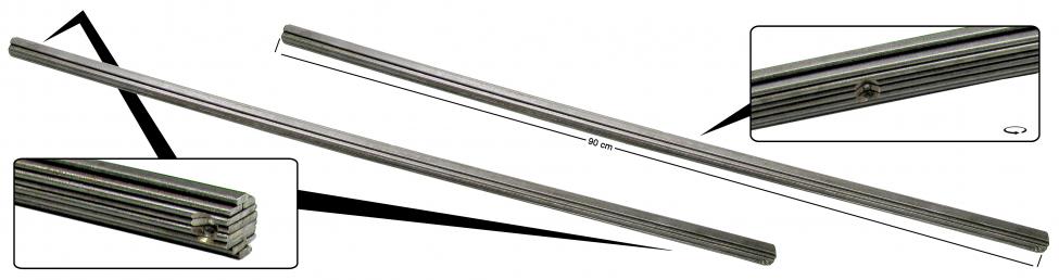 Verschmälerte Vorderachse Torsionsfedern 2er Set (20 Lamellen)