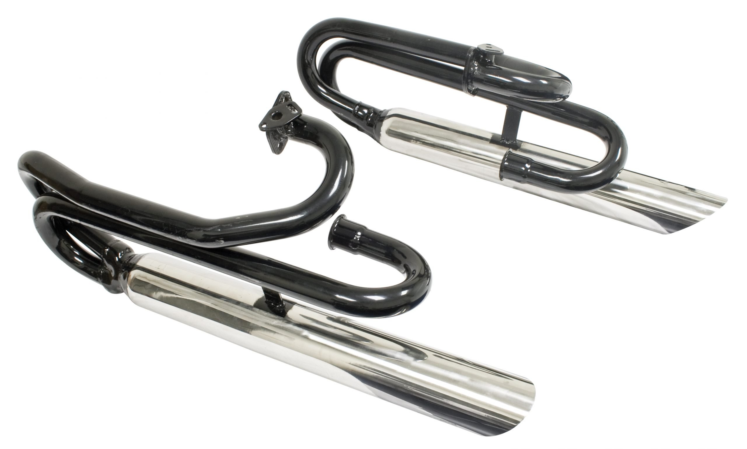 Auspuff Low Dual Cannons für VW Typ 181