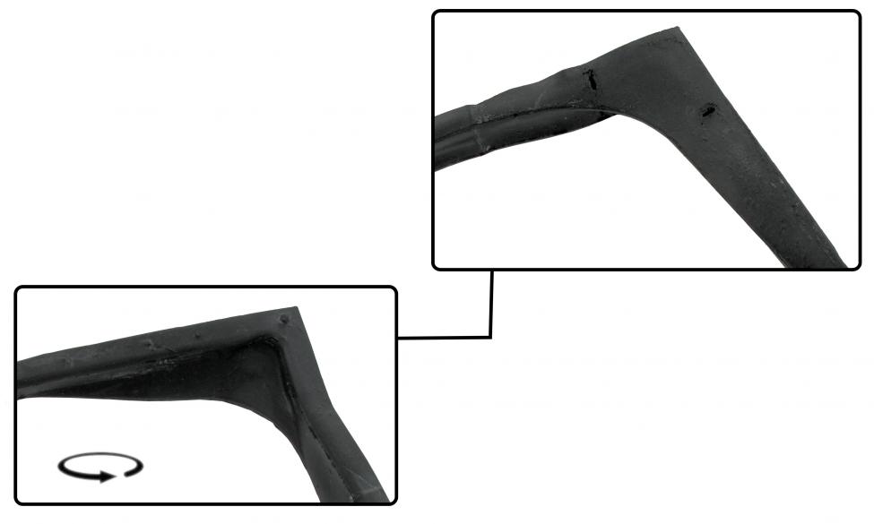 Türdichtung Links A-Qualität für Bulli T2 1967-1979