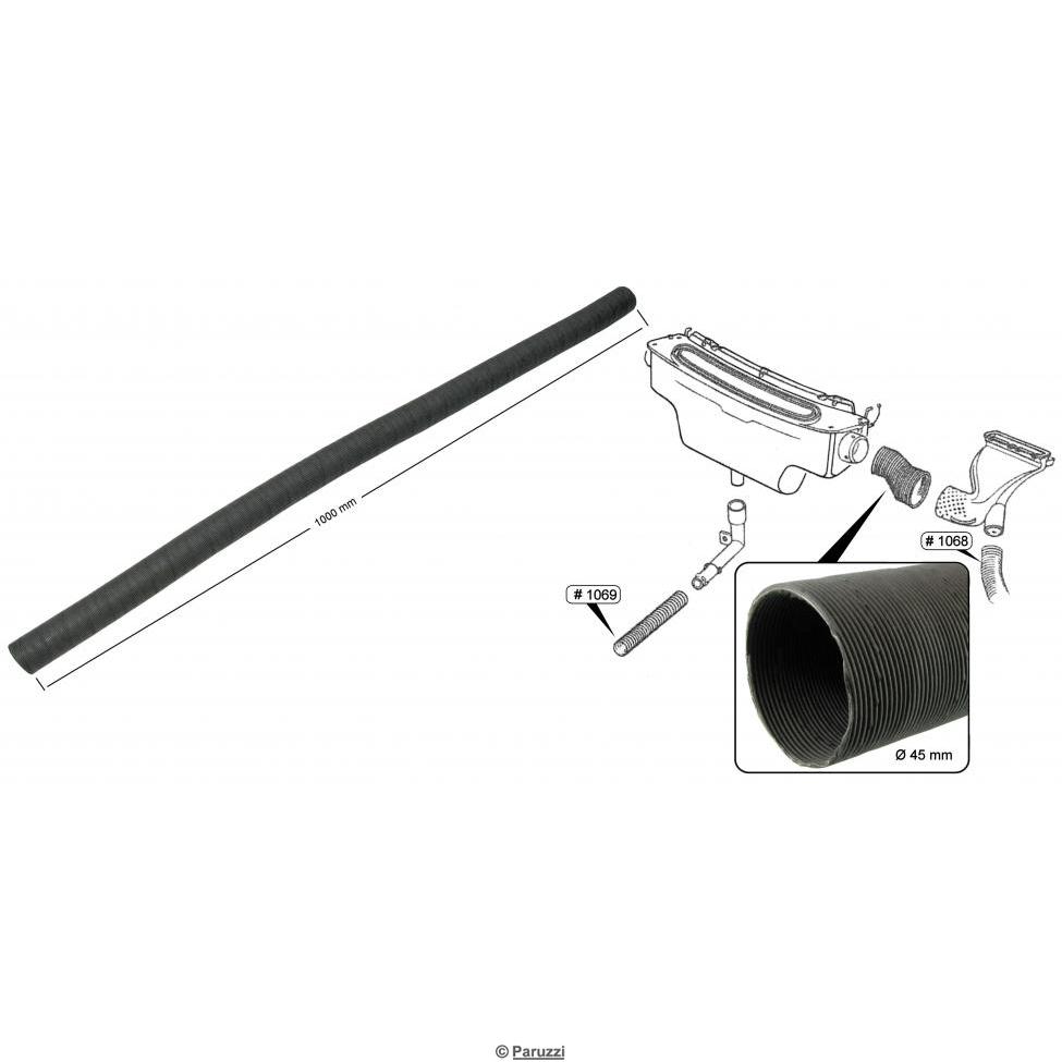 Frischluftkasten Anschlussschlauch Karton