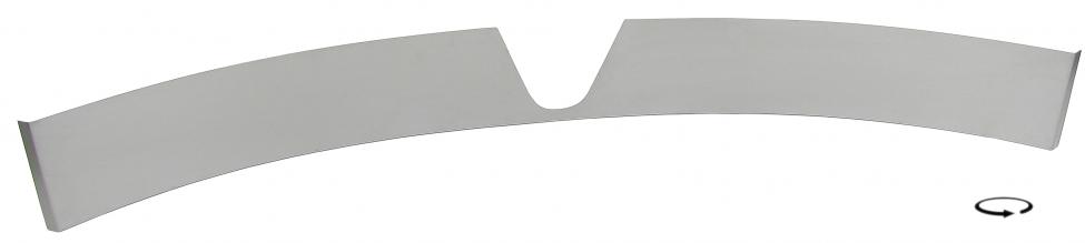 Frontplatte Unterseite 15,5 cm über Sicke