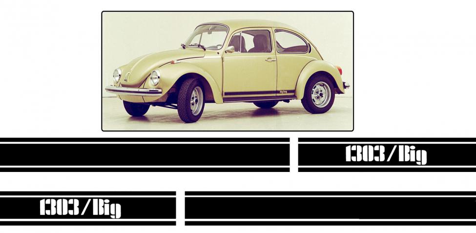 Striping-Satz 1303 BIG - Original-Nachbildung für VW Käfer
