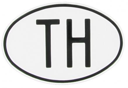 Landesplakette Thailand TH – Aluminium Oldtimer Kennzeichenschild