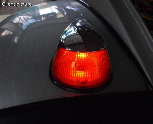 Blinkerglas bernsteinfarben (pro Paar)