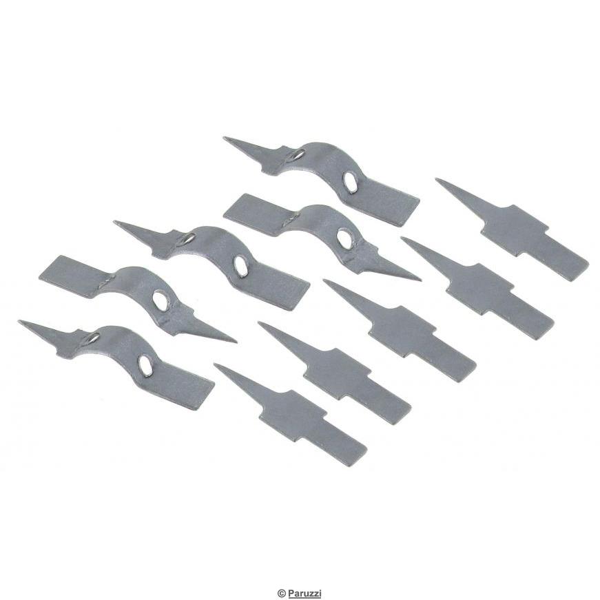 Sitz- und Sitzbankrahmenpolsterung Schweißlaschen (10 Stück)