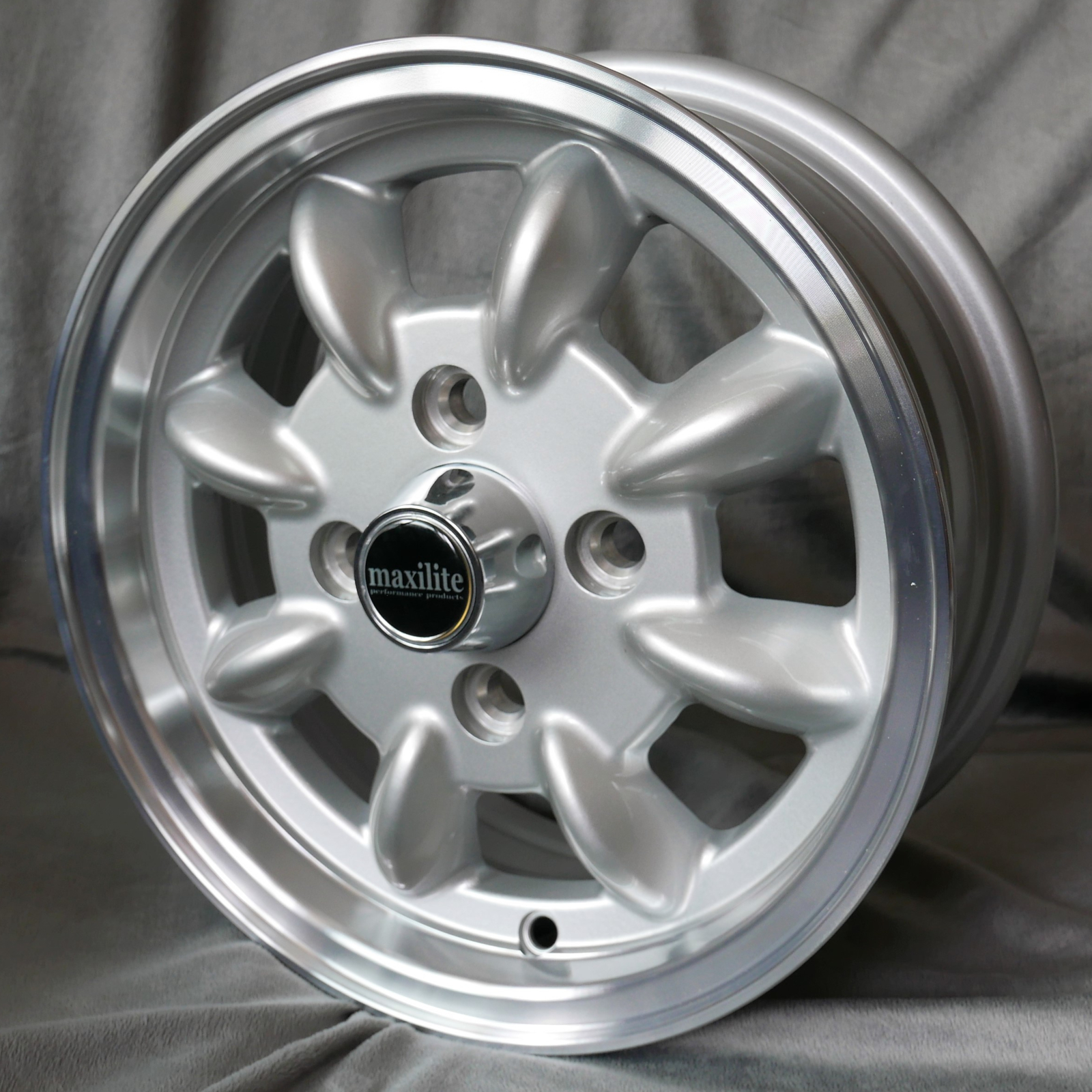 Maxilite Minilite Felge für Fiat 5x12 silber/diamond cut