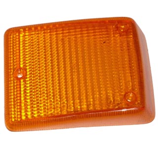 Blinkerglas Bernstein Orange links für Bulli 72-79