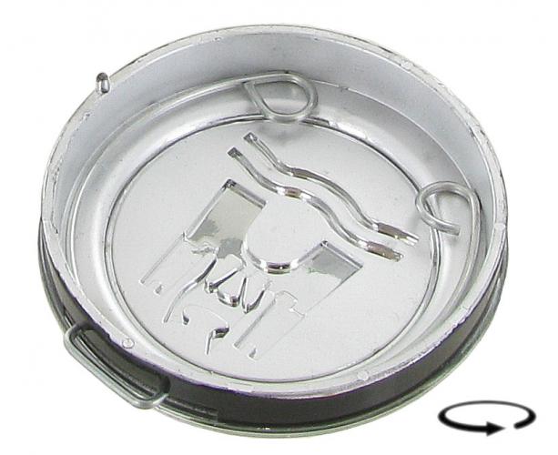 Hupenkopf silber Emblem für VW Käfer Ghia Typ 3