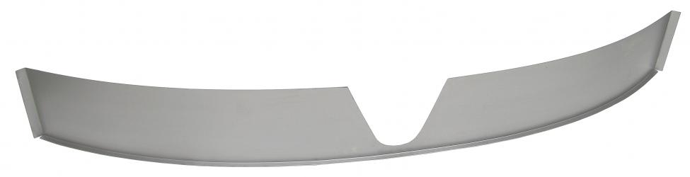 Frontplatte Unterseite 15,5 cm über Sicke