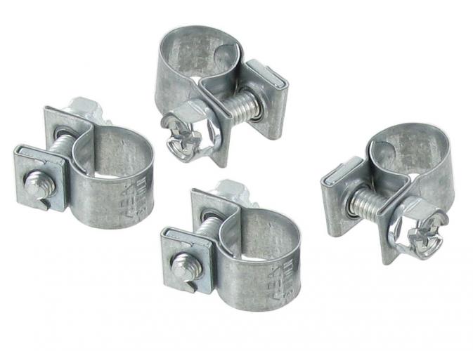 Mini Schlauchschellen 7 mm für Kraftstoff- und Wasserschläuche