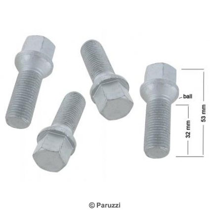 Radbolzen verzinkt (4 Stück)