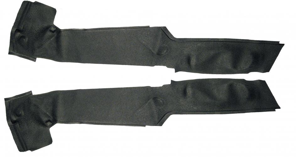 Schwarze Gummi-Sitzmatte Fußraum-Einfassung für Bulli