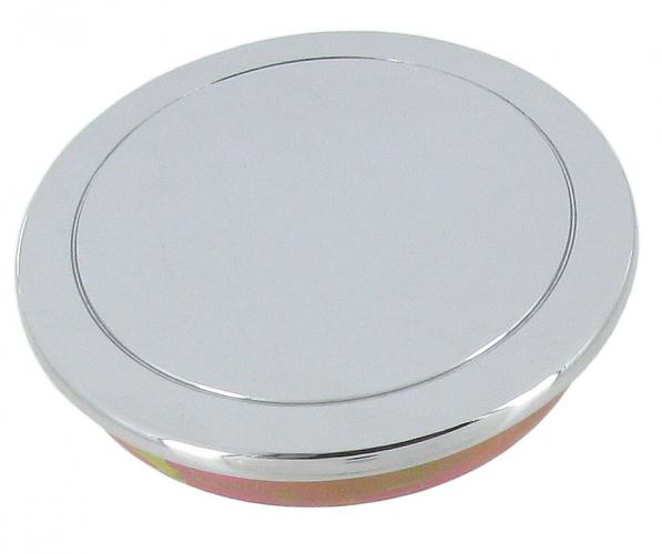 Nabendeckel aus poliertem Edelstahl