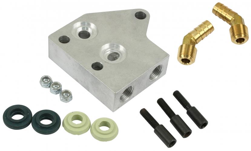 Ölkühler Umleitung dual - Adapter für VW Oldtimer