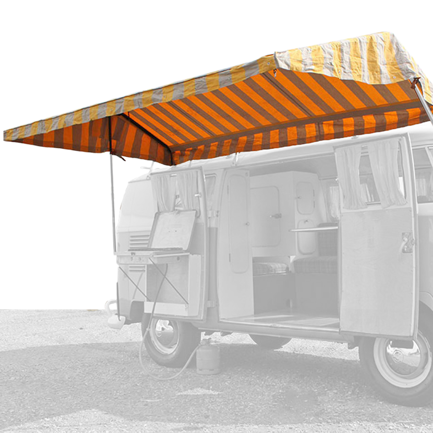 Westfalia  Zelttop gelb/grau Bus -07/67 (Nachbau)