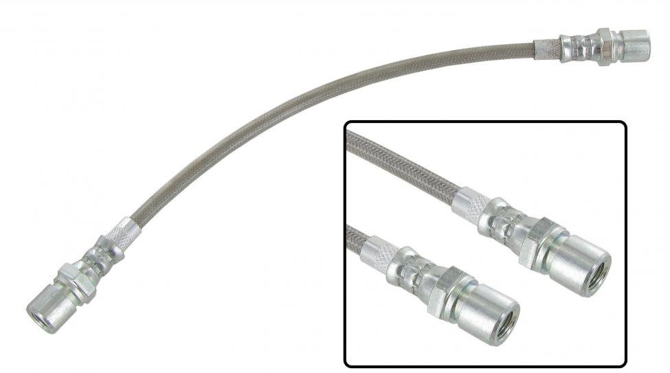 Edelstahl Bremsschlauch mit Teflon-Kern für VW Käfer & Bulli