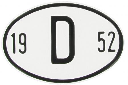Landesplakette D 1952