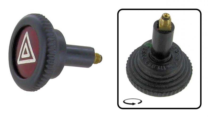Warnblinkschalter Knopf 12V für Käfer und Karmann Ghia