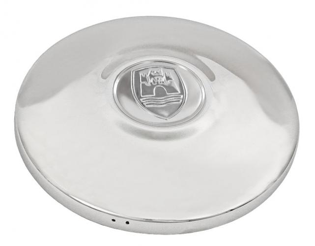 Radkappe Wolfsburg Emblem für VW Oldtimer verchromt