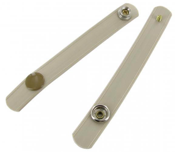 Kühlschrank Oberplatte Schloss Riemen silber-beige