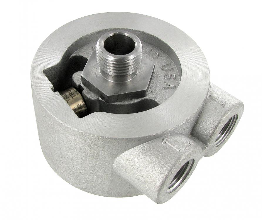 Ölkühler Adapter Sandwich Type 4 Motor mit Thermostat