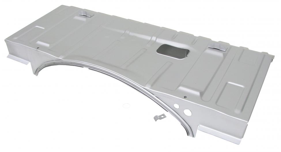 Bodenplatte Hinterachse Kraftstofftank