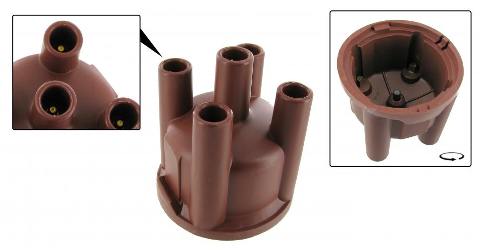Verteilerkappe für Type 1 und Waterboxer Motoren