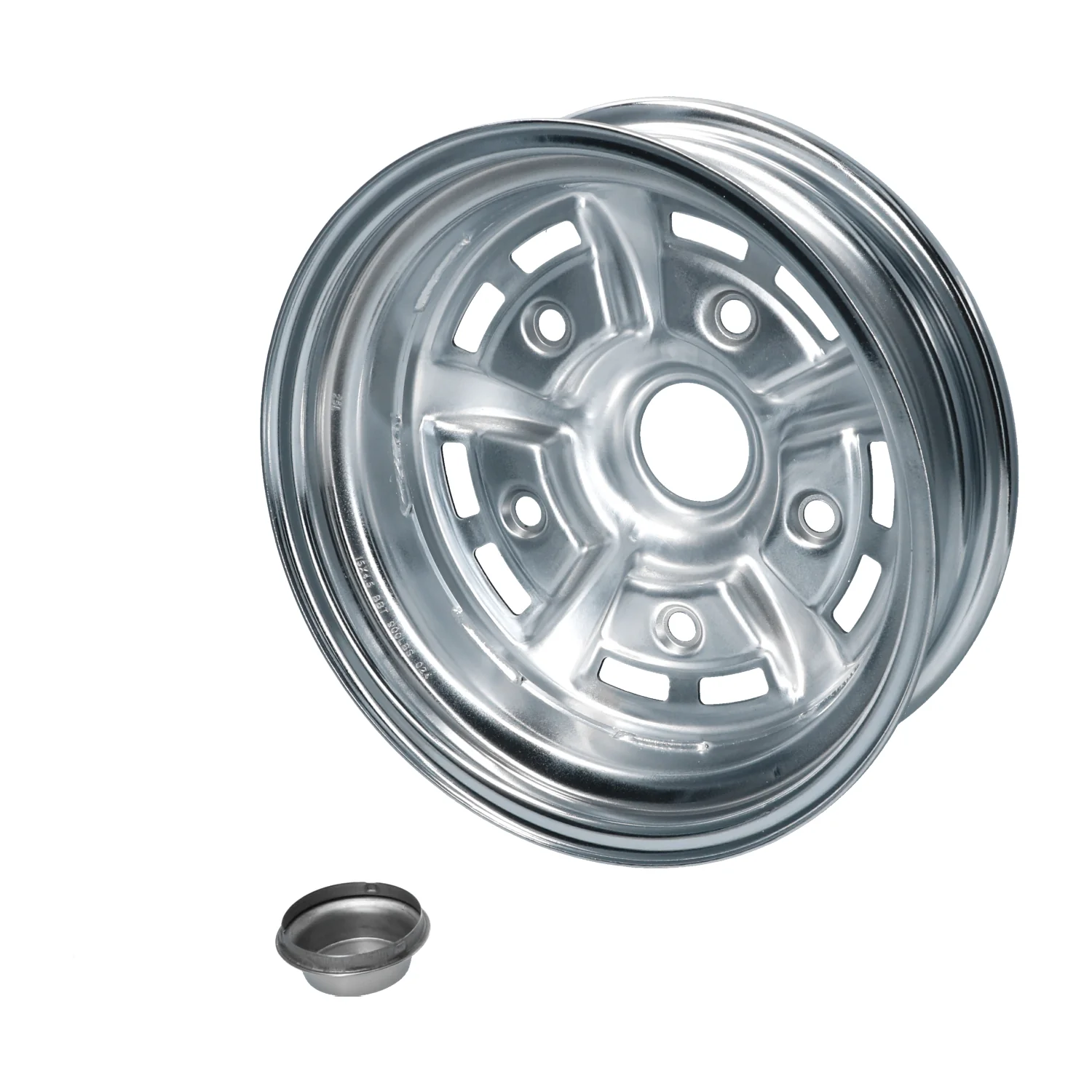 BBT Sprintstar Alufelge 4,5x15 ET+34 5x205 Chrom/schwarz