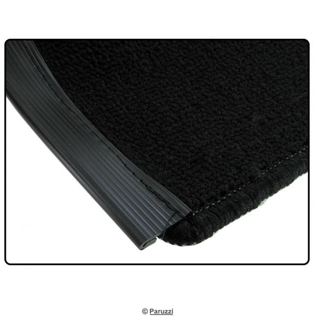Schlingenflor-Teppichsatz für den Innenraum schwarz (9-teilig) für Cabrio 