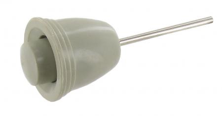 Wischerschalter Knopf mit Scheibenwaschertaste - Silber/Beige
