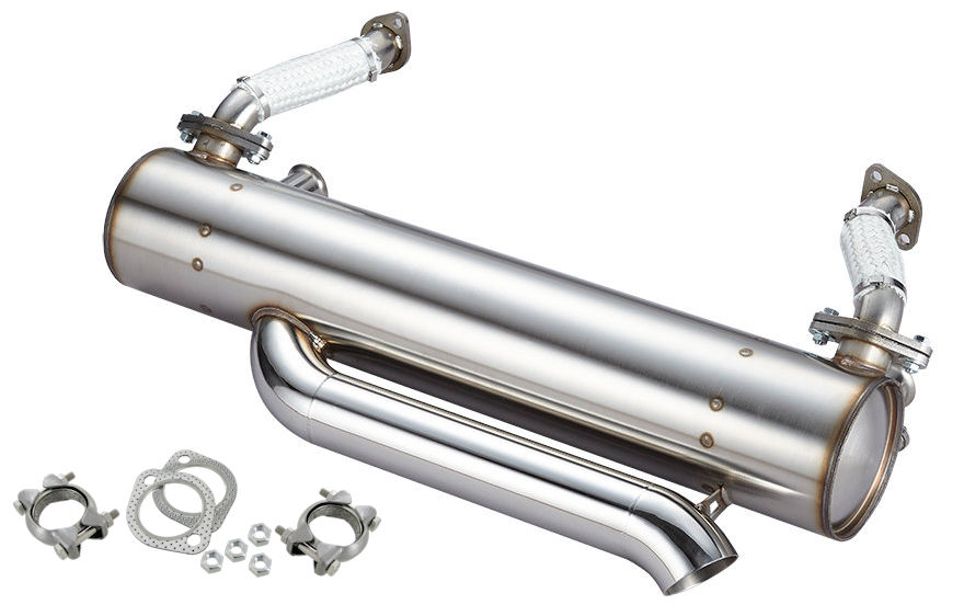 Edelstahl Auspuffanlage für Type 1 Motor extreme Tieferlegung