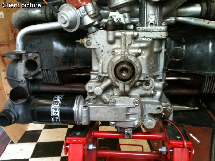 Vollstrom-Ölpumpe mit Filter