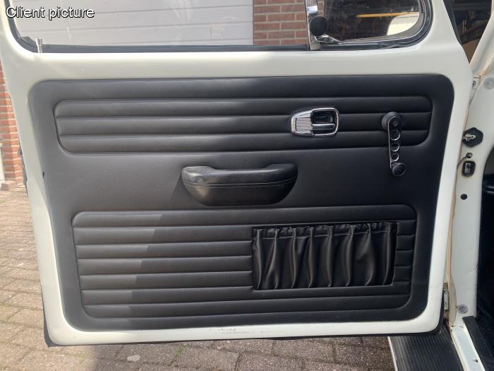 Tür- und Heckverkleidung schwarzes Vinyl B-Qualität (4-teilig)