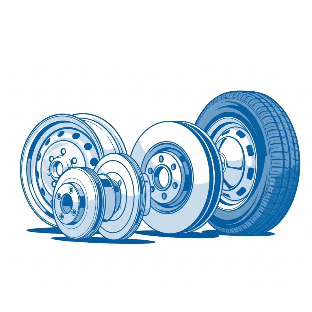 6 Räder - Bremsen 6 Räder - Bremsen