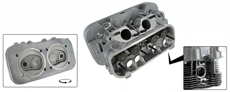 Zylinderkopf komplett Type 4 Motor 2000cc bis 7.1978