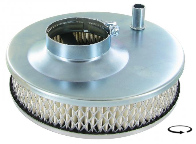 Verchromter Super-Flach Luftfilter für VW Oldtimer
