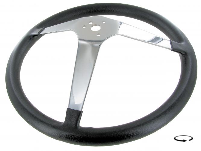 Custom Lenkrad 3-Speichen, Vinyl, Schaumstoff | VW Oldtimer