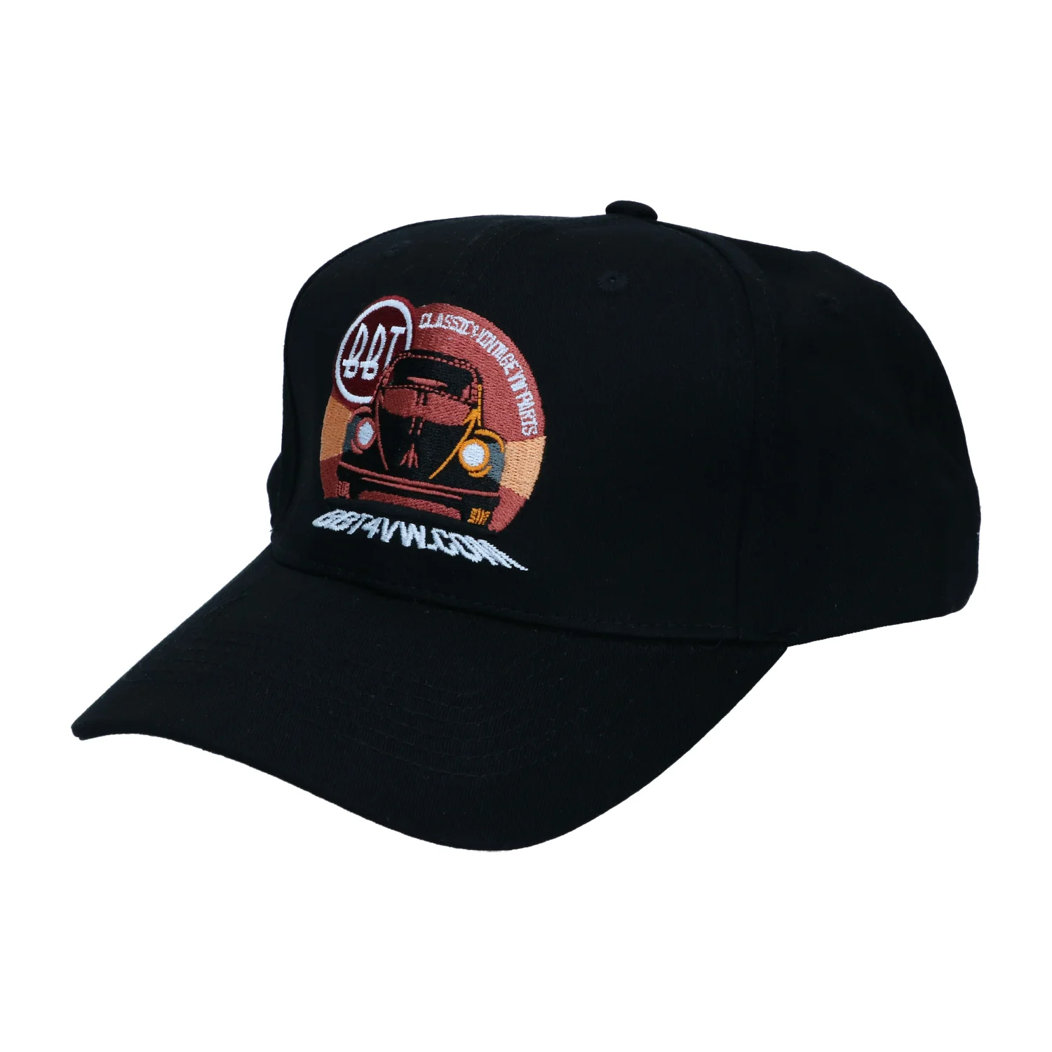BBT Kappe schwarz für luftgekühlte VW - Oldtimer Cap