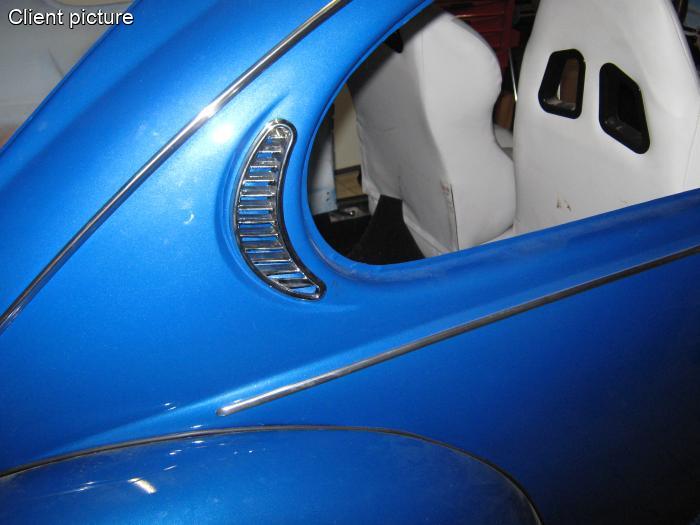 Seitliche Luftauslassblenden Chrom (pro Paar)